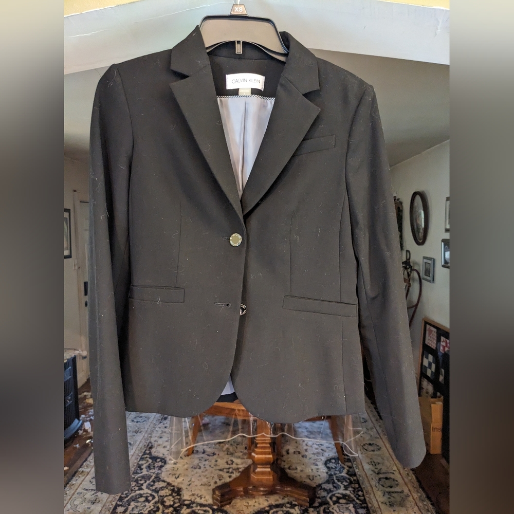 Black Calvin Klein blazer, size 2, worn once